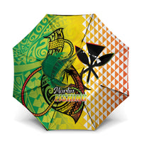 Hawaii Blue Marlin Fishing Umbrella Hawaiian Kanaka Kakau Reggae