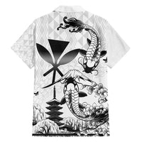Japan And Hawaii Family Matching Puletasi and Hawaiian Shirt Sakura Koi Fish Hawaiian Lei Kanaka LT14 - Polynesian Pride
