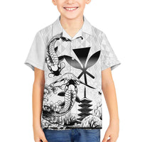 Japan And Hawaii Hawaiian Shirt Sakura Koi Fish Hawaiian Lei Kanaka - Polynesian Pride