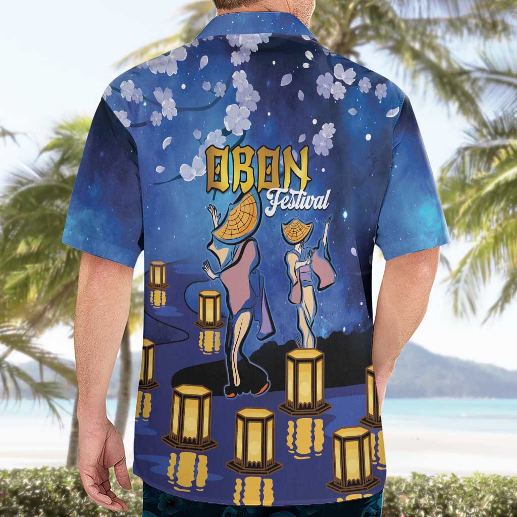 Japan Obon Festival Hawaiian Shirt Sakura Lanterns With Bon Dance LT14 - Polynesian Pride