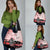 Personalised Japan Samurai Warrior Grocery Bag Japanese Cherry Blossom Polynesian Pattern - Polynesian Pride