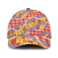 Hawaii Kahili Palaka Motifs Classic Cap Hawaiian Honohono Pikake Lei