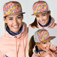 Hawaii Kahili Palaka Motifs Mesh Trucker Cap Hawaiian Honohono Pikake Lei