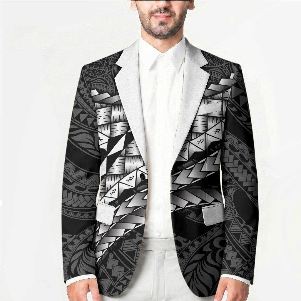Hawaii Lauhala Tattoo Blazer Hawaiian Hala Leaf Weaving