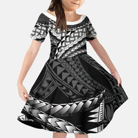 Hawaii Lauhala Tattoo Family Matching Short Sleeve Bodycon Dress and Hawaiian Shirt Hawaiian Hala Leaf Weaving