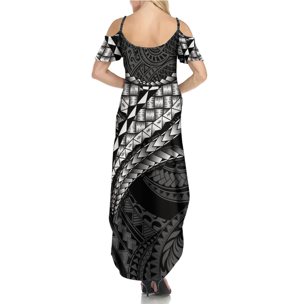 Hawaii Lauhala Tattoo Family Matching Summer Maxi Dress and Hawaiian Shirt Hawaiian Hala Leaf Weaving
