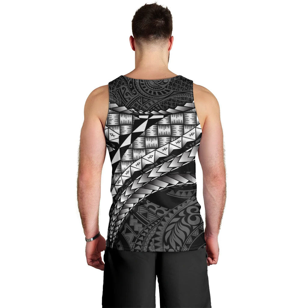 Hawaii Lauhala Tattoo Men Tank Top Hawaiian Hala Leaf Weaving