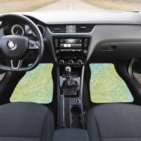 Baby Green Gradient Polynesia Car Mats Hawaiian Tribal Hammerhead Shark Tattoo