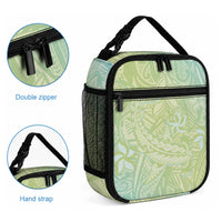 Baby Green Gradient Polynesia Lunch Bag Hawaiian Tribal Hammerhead Shark Tattoo LT14 - Polynesian Pride