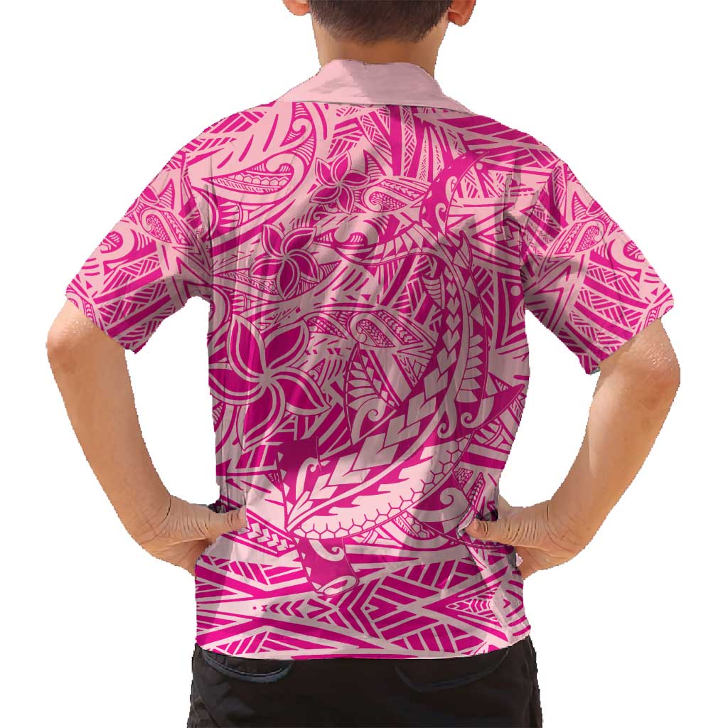 Beige Gradient Polynesia Family Matching Long Sleeve Bodycon Dress and Hawaiian Shirt Hawaiian Tribal Hammerhead Shark Tattoo LT14 - Polynesian Pride