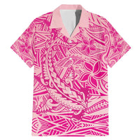 Beige Gradient Polynesia Family Matching Mermaid Dress and Hawaiian Shirt Hawaiian Tribal Hammerhead Shark Tattoo LT14 Dad's Shirt - Short Sleeve Beige - Polynesian Pride