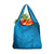 Blue Gradient Polynesia Grocery Bag Hawaiian Tribal Hammerhead Shark Tattoo