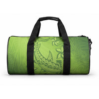 Green Gradient Polynesia Duffle Bag Hawaiian Tribal Hammerhead Shark Tattoo LT14 One size Green - Polynesian Pride
