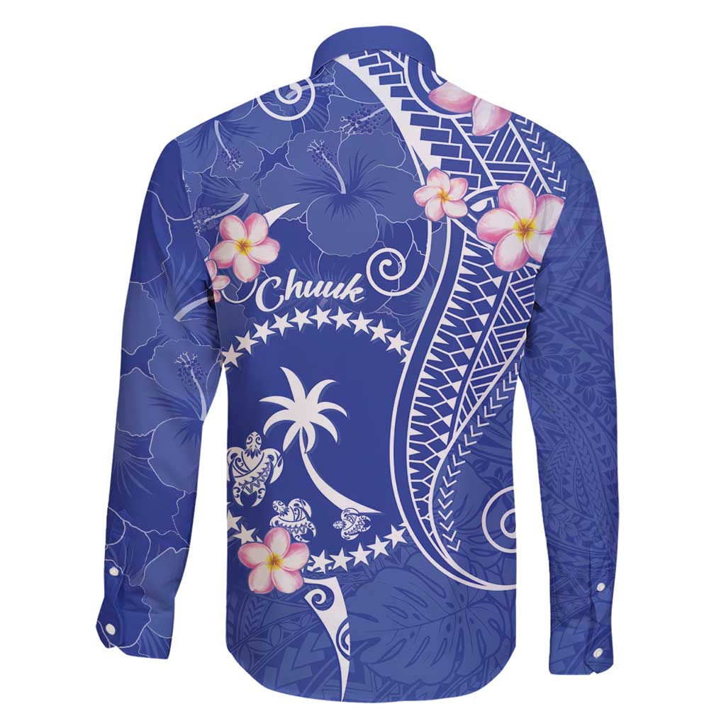 FSM Chuuk Constitution Day Family Matching Short Sleeve Bodycon Dress and Hawaiian Shirt Frangipani Flowers Polynesian Curves Style LT14 - Polynesian Pride