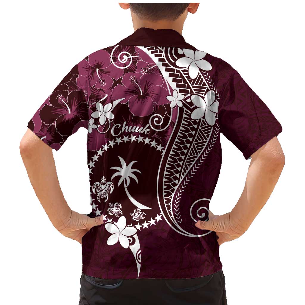 FSM Chuuk Family Matching Mermaid Dress and Hawaiian Shirt Turtle Tropical Flowers Polynesian - Pink LT14 - Polynesian Pride