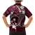 FSM Chuuk Family Matching Mermaid Dress and Hawaiian Shirt Turtle Tropical Flowers Polynesian - Pink