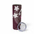 FSM Chuuk Skinny Tumbler Turtle Tropical Flowers Polynesian - Pink