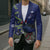 Personalized New Zealand Pukeko Christmas Blazer Meri Kirihimete Taniko Ponga Koru Blue - Polynesian Pride