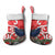Personalized New Zealand Pukeko Christmas Stocking Meri Kirihimete Taniko Ponga Koru Red - Polynesian Pride