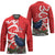 Personalized New Zealand Pukeko Christmas Hockey Jersey Meri Kirihimete Taniko Ponga Koru Red - Polynesian Pride