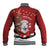 Personalized New Zealand Sheep Christmas Baseball Jacket Hipi Meri Kirihimete Silver Fern Xmas Tree - Polynesian Pride