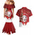 Personalized New Zealand Sheep Christmas Couples Matching Mermaid Dress and Hawaiian Shirt Hipi Meri Kirihimete Silver Fern Xmas Tree - Polynesian Pride