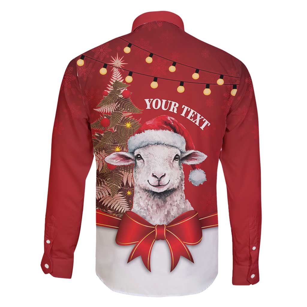 Personalized New Zealand Sheep Christmas Family Matching Puletasi and Hawaiian Shirt Hipi Meri Kirihimete Silver Fern Xmas Tree LT14 - Polynesian Pride