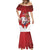 Personalized New Zealand Sheep Christmas Mermaid Dress Hipi Meri Kirihimete Silver Fern Xmas Tree - Polynesian Pride