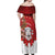Personalized New Zealand Sheep Christmas Off Shoulder Maxi Dress Hipi Meri Kirihimete Silver Fern Xmas Tree - Polynesian Pride