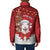 Personalized New Zealand Sheep Christmas Padded Jacket Hipi Meri Kirihimete Silver Fern Xmas Tree - Polynesian Pride