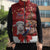 Personalized New Zealand Sheep Christmas Sleeveless Puffer Jacket Hipi Meri Kirihimete Silver Fern Xmas Tree - Polynesian Pride