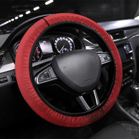 New Zealand Sheep Christmas Steering Wheel Cover Hipi Meri Kirihimete Silver Fern Xmas Tree - Polynesian Pride