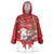 Personalized New Zealand Sheep Christmas Wearable Blanket Hoodie Hipi Meri Kirihimete Silver Fern Xmas Tree - Polynesian Pride