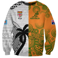 custom-fiji-and-australia-rugby-sweatshirt-2023-world-cup-aboriginal-mix-tapa-pattern
