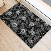 Hawaii Christmas Rubber Doormat Tropical Style With Coat Of Arms LT14 - Polynesian Pride