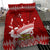 Tonga King Tupou I Day Bedding Set Tongan Ngatu Pattern With Crown LT14 - Polynesian Pride