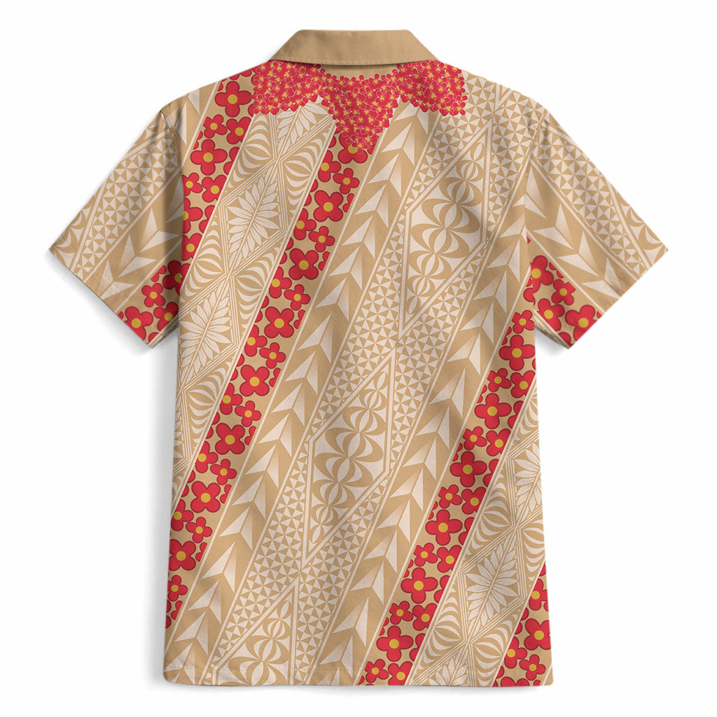 Malo e Lelei Tonga Hawaiian Shirt Heilala Lei Tongan Ngatu Pattern LT14 - Polynesian Pride