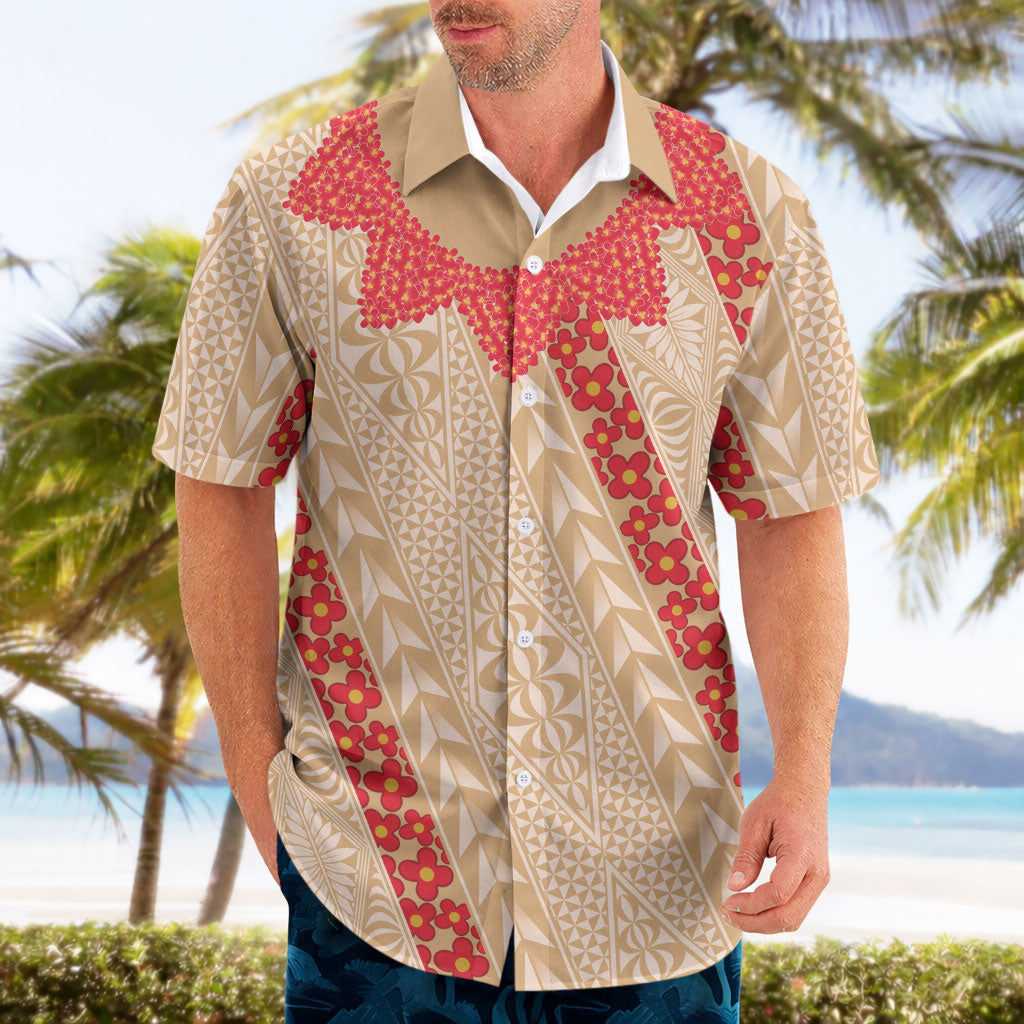 Malo e Lelei Tonga Hawaiian Shirt Heilala Lei Tongan Ngatu Pattern LT14 - Polynesian Pride