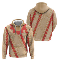 Malo e Lelei Tonga Hoodie Heilala Lei Tongan Ngatu Pattern LT14 - Polynesian Pride