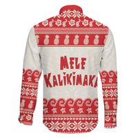 Red Mele Kalikimaka Hawaii Family Matching Mermaid Dress and Hawaiian Shirt Funny Ho Ho Ho Santa Shaka LT14 - Polynesian Pride