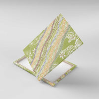 Green Palaka Hawaii Leis Canvas Wall Art Hawaiian-plaid Elegant Tropical Vibes - Polynesian Pride