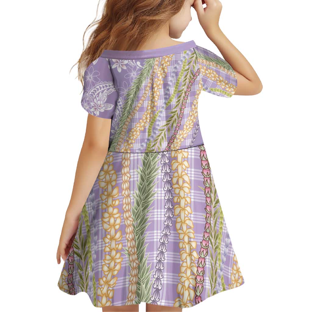 Purple Palaka Hawaii Leis Family Matching Tank Maxi Dress and Hawaiian Shirt Hawaiian-plaid Elegant Tropical Vibes LT14 - Polynesian Pride