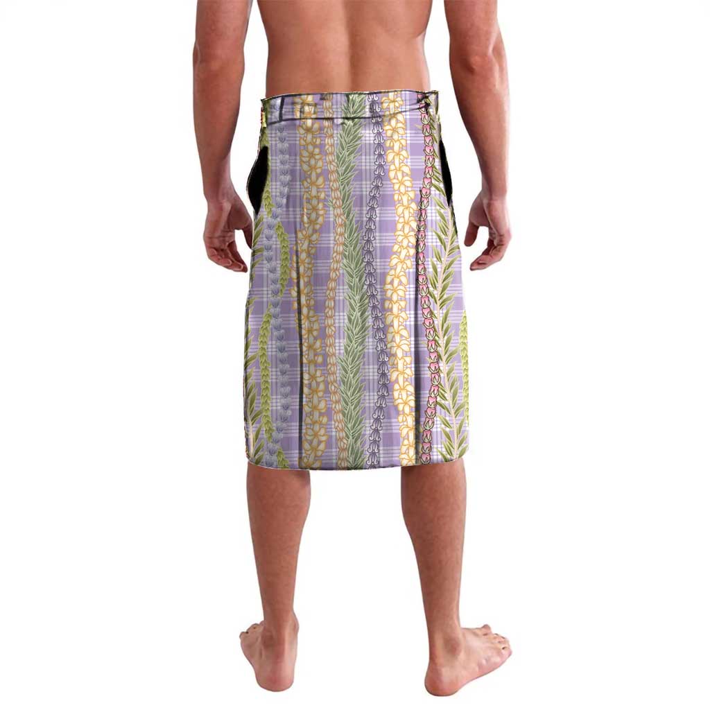 Purple Palaka Hawaii Leis Lavalava Hawaiian-plaid Elegant Tropical Vibes - Polynesian Pride