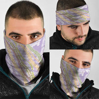 Purple Palaka Hawaii Leis Neck Gaiter Hawaiian-plaid Elegant Tropical Vibes LT14 - Polynesian Pride