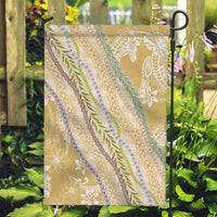Yellow Palaka Hawaii Leis Garden Flag Hawaiian-plaid Elegant Tropical Vibes LT14 Garden Flag Yellow - Polynesian Pride