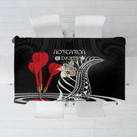 New Zealand Darts Tablecloth Aotearoa Maori Fern Bring It On LT14 Black - Polynesian Pride