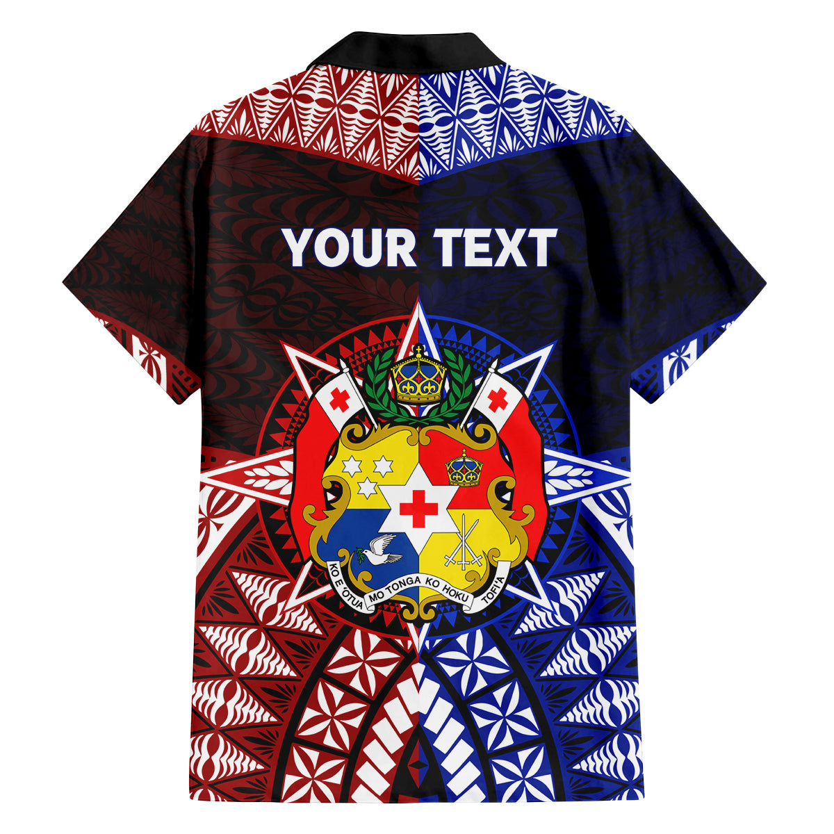 Personalised Tupou College And Kolisi Tonga Atele Family Matching Puletasi Dress and Hawaiian Shirt Tongan Ngatu Pattern LT14 - Polynesian Pride