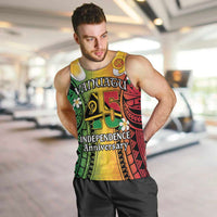Vanuatu Independence Day Men Tank Top Long God Yumi Stanap Happy 45th Anniversary LT14