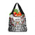 Fiji Day Grocery Bag Happy 54 Years Of Independence Tapa Pattern White