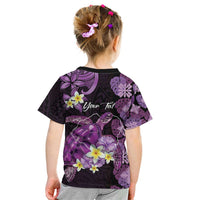 Personalised Aloha Hawaii Kauai Island Kid T Shirt Garden Isle Map Sea Turtle Plumeria